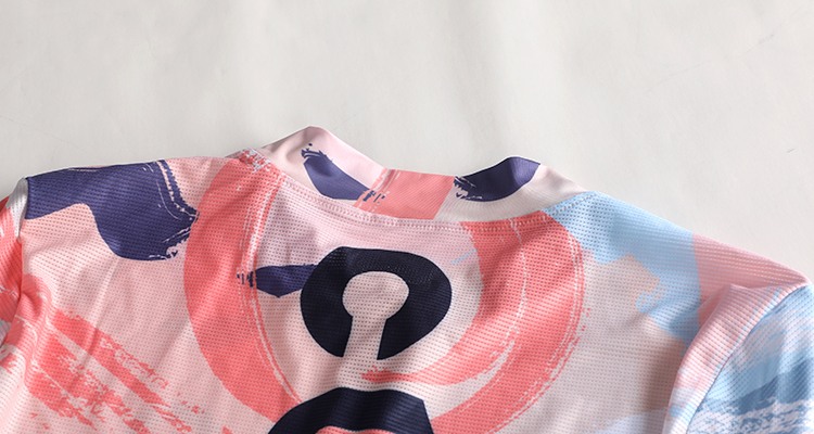 colorful cycling shirt